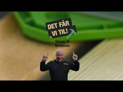 PROFFEN: Bruker du riktig terrasseskrue? - video from XL BYGG