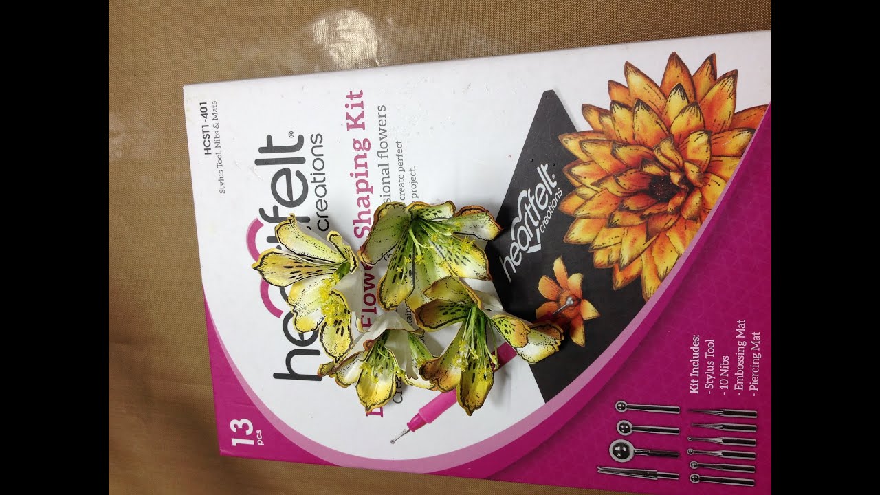 Sunrise Lily By Heartfelt creations-With Anita Kejriwal part  2