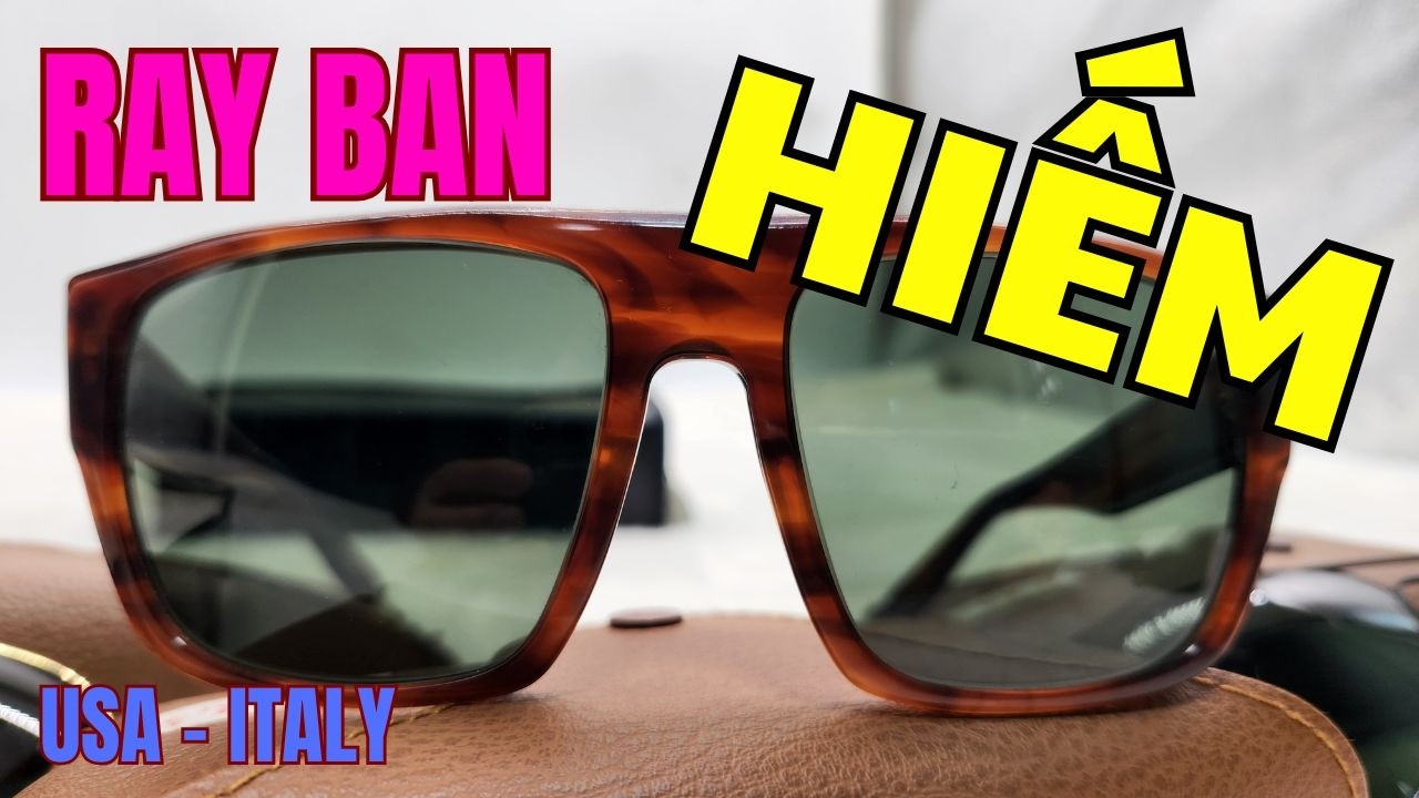 Lô Kính Mắt Rayban Chính Hãng Usa Italy Cổ Xưa Cực Hiếm Giá Tốt #matkinhrayban #matkinhhieu