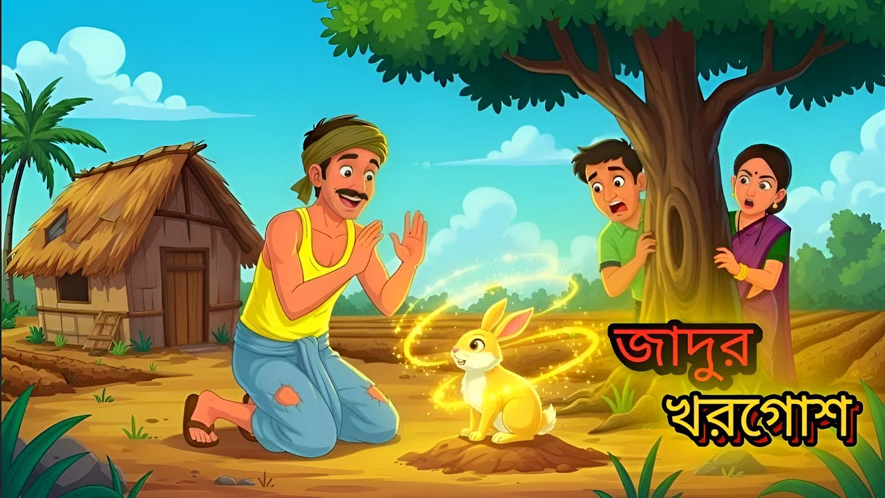 গরীব কৃষকের জীবনে জাদুকরী খরগোশ | লোভী ভাইয়ের শাস্তি | Bangla Moral Story | Golpo Konna