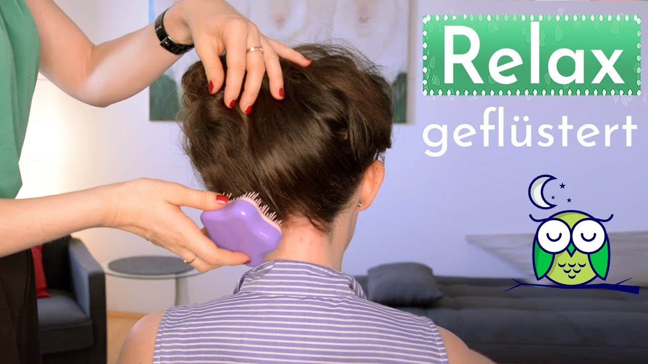 ASMR Massage / Hairplay für Relaxi Lehrerin Laura (geflüstert)