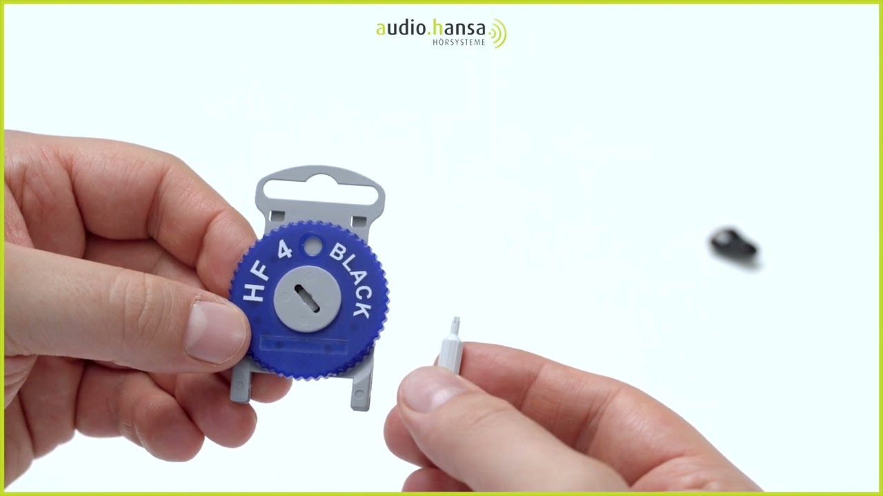 Austausch Cerumenfilter HF3 HF4 - Tutorial