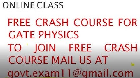 GATE PHYSICS SYLLABUS