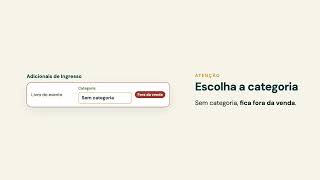 Produtos e adicionais na inscrição | Tutorial Eisme
