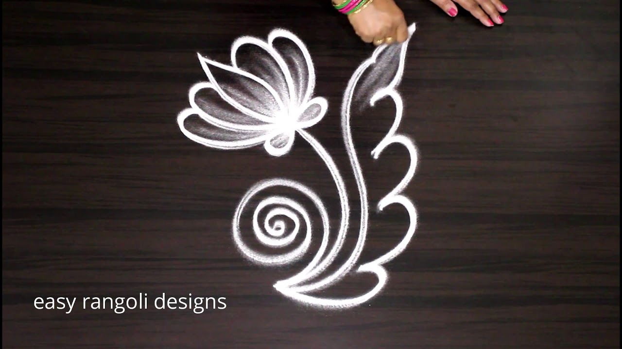 Daily Rangoli Muggulu For Beginners Freehand Rangoli And Kolam Designs