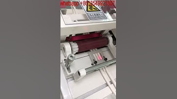 laser marking and cutting for shrinkable tube machine video