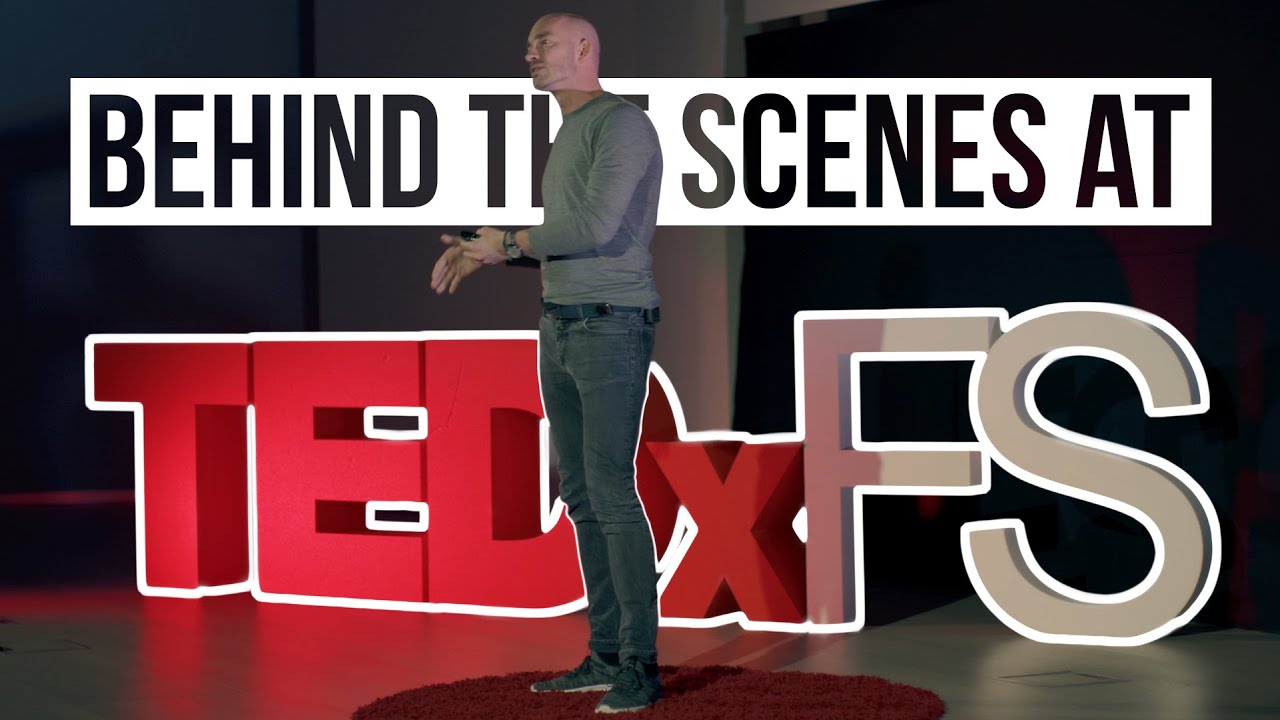 Behind the scenes at TEDX | Preparation for talk at TEDxFS - YouTube