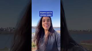 How to say “I hope you feel better” in Spanish #learningspanish #spanishconale