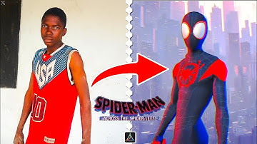 Motion animation spiderman across the spiderverse create with this trick