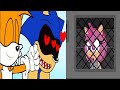 Sonic exe and amy exe in prison  tails knuckles  black doom eggman crazy sonic the hedgehog 2021