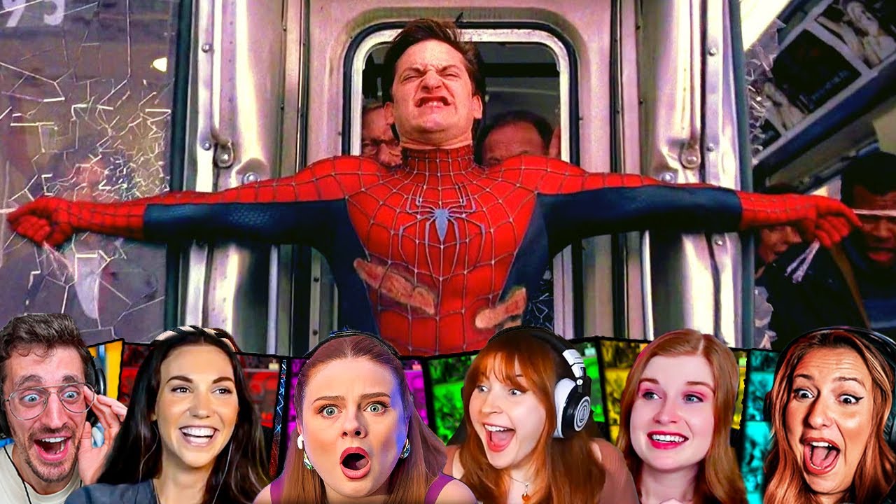 TOP "Spider-Man Stops the Train" Reactions! Spider-Man 2 (2004) Movie Reaction