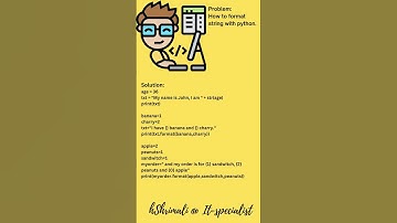 Format String In Python