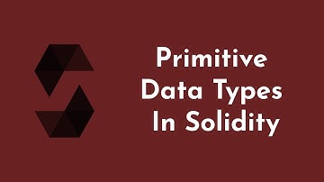 Primitive Data Types in solidity.