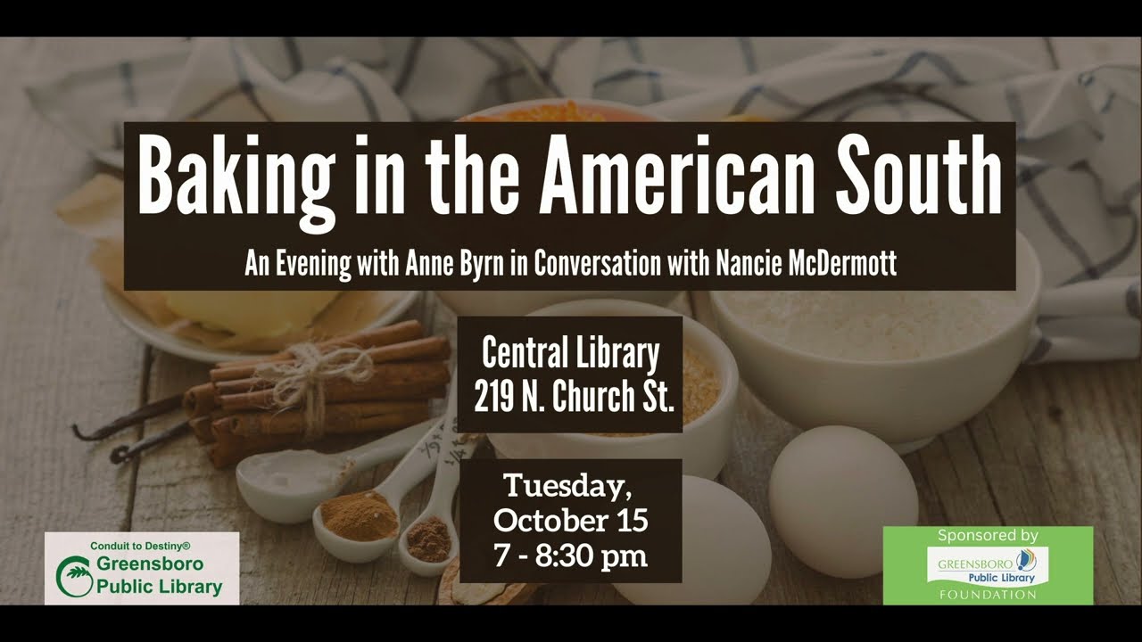 Baking in the American South: An Evening with Anne Byrn in Conversation with Nancie McDermott