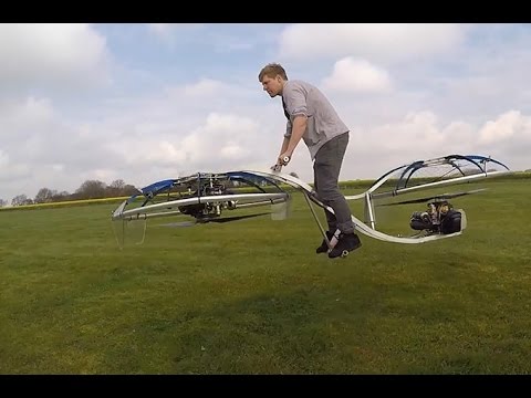 Guy who doesn't know what he's doing builds working hoverbike