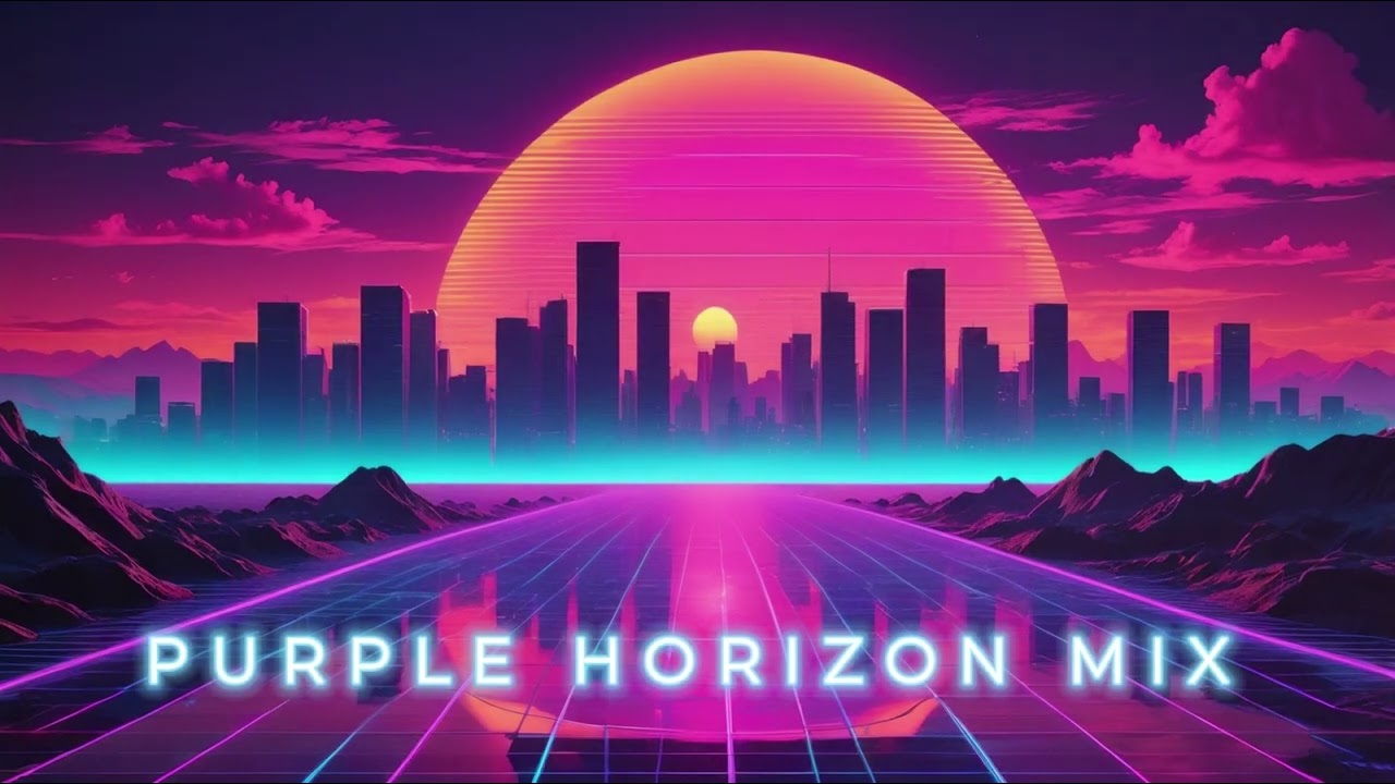 Purple Horizon Mix - Synthwave Music 2025