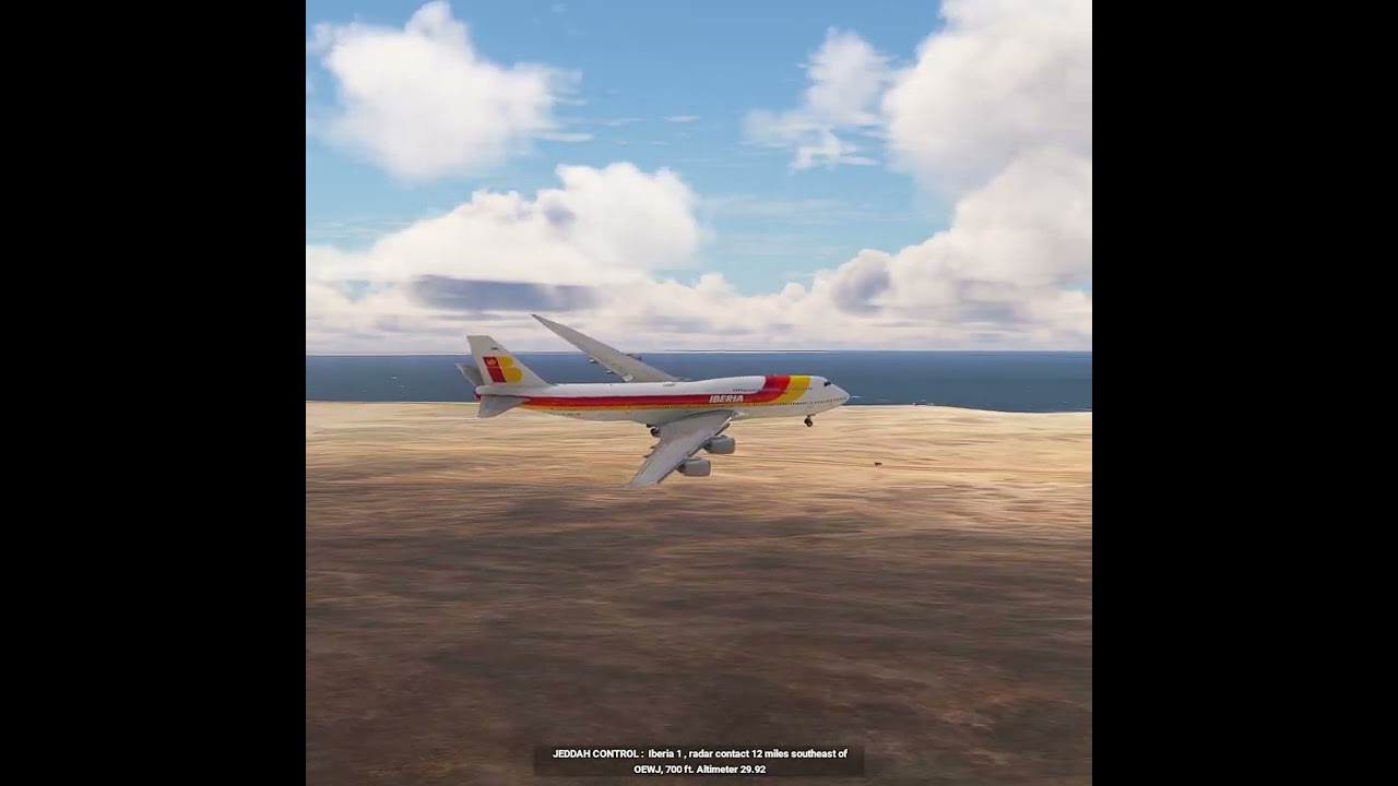 Impossible Landing!!! Amazing View before the Plane Landing eps.001