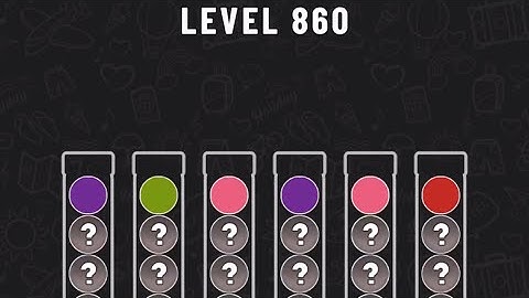 Ball Sort Puzzle Level 860 #ballsortpuzzle #ballsortpuzzlegameplay #puzzlegame #mobilegames