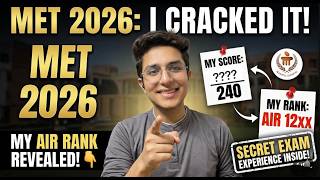 MANIPAL |Don't Attempt MET 2026 Without Watching This! ❌ My Score, Rank & Strategy Revealed