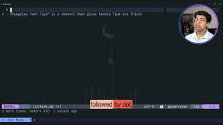 The Dot Mark in NeoVim