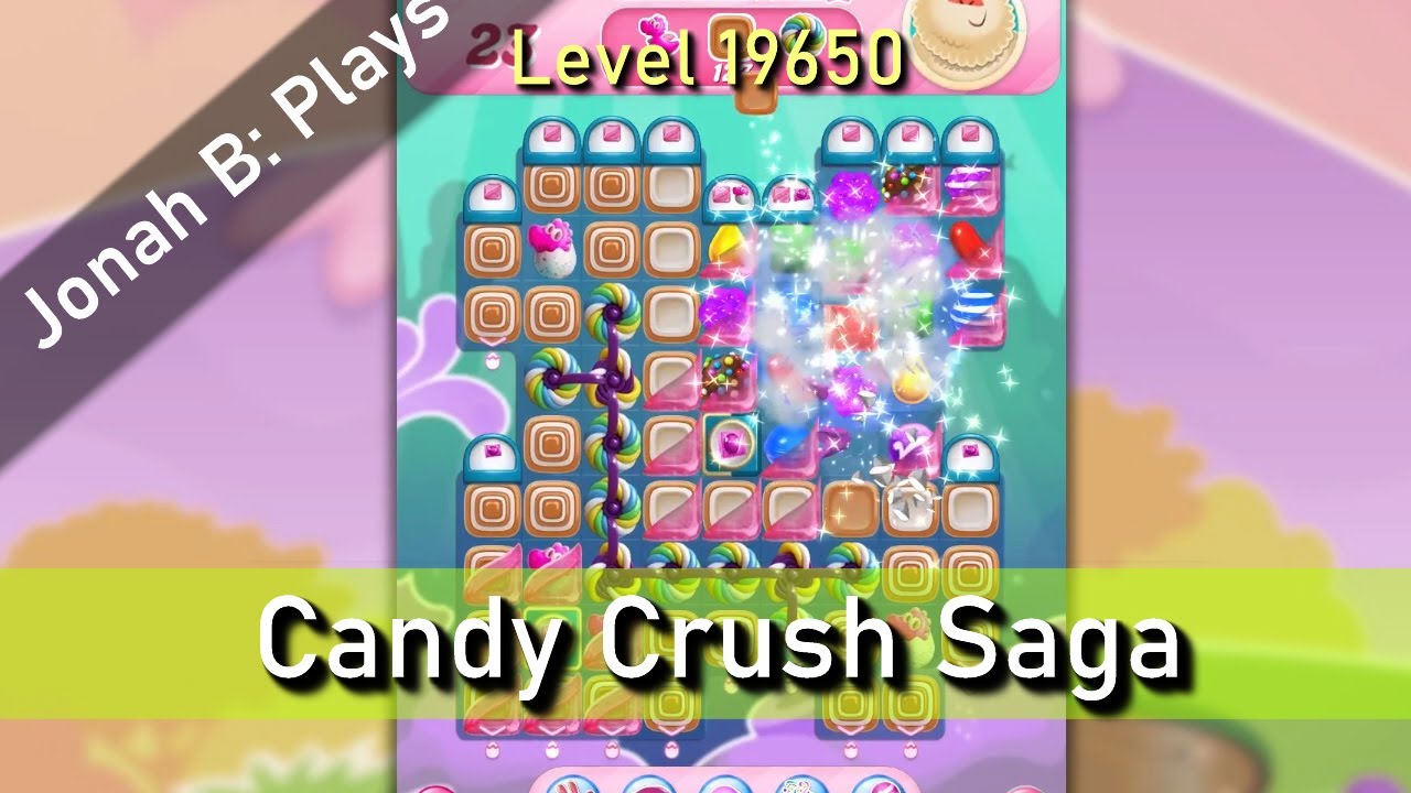 Candy Crush Saga Level 19650 - YouTube