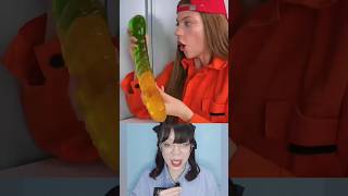 Si Tahanan Curi Permen Jelly Raksasa Punya Pak Polisi  Esterviona shorts story funny tricks