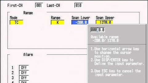 Daqstation Paperless Recorder (Input Channels)