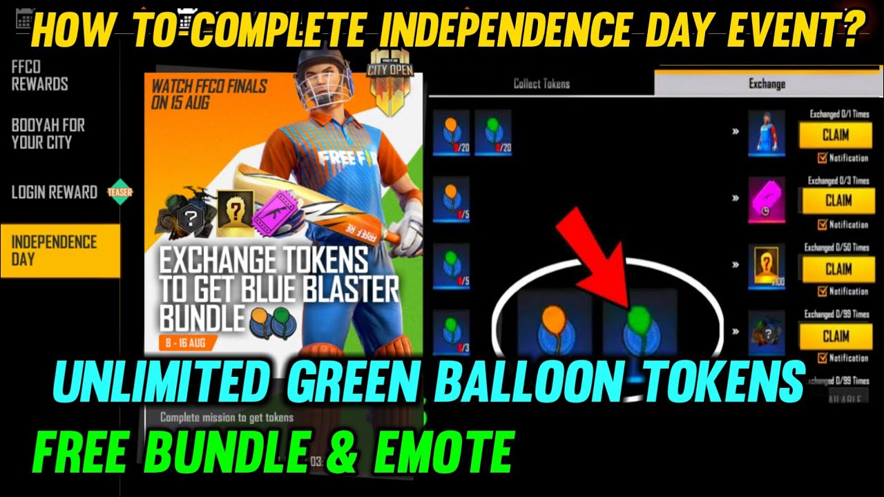 Free Fire Independence Day Event Full Details | How to Get Bundle & Emote?