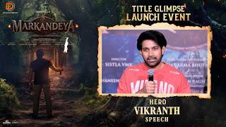 Actor Vikranth Speech At Dil Raju Dreams - Production No.1 Title Glimpse Launch Event