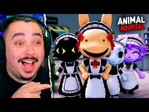 ❤️‍🩹 AS SKINS DE ENFERMEIRAS MAID!! | ANIMAL HOSPITAL - ROBLOX