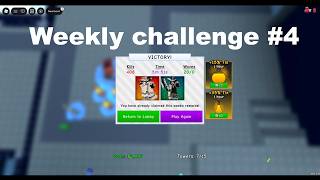 How to beat the weekly challenge #4 in Retro tower defense solo News