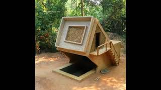 What is a primitive architecture in Cambodia #primitive #farmhouse #survival #primitives #homedecor