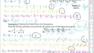 Algebra 2 Honors 13.1 Sequences & Summation Notation part 5