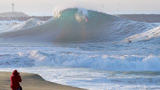 The Wedge  Biggest and Gnarliest Day of First Swell 2024! (RAW)