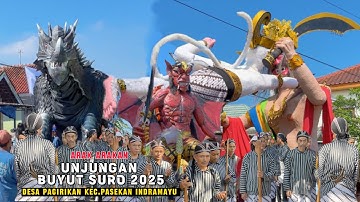 Volledige processie voor het bezoek van Buyut Suro in 2025! PAGIRIKAN-dorp 