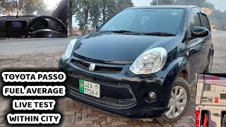 Toyota Passo Fuel Average Test In Pakistan Passo 2014 Petrol Average Per Liter Within City