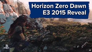 Horizon Zero Dawn Gameplay Reveal - E3 2015 Sony Conference - Robot Dinosaur Hunting screenshot 5