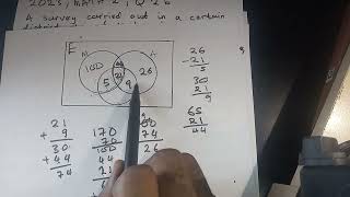 Sets (ECZ 2023 Mathematics paper 2, question 2b) Wealth