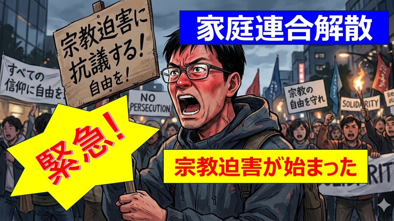 家庭連合解散　宗教迫害が始まった