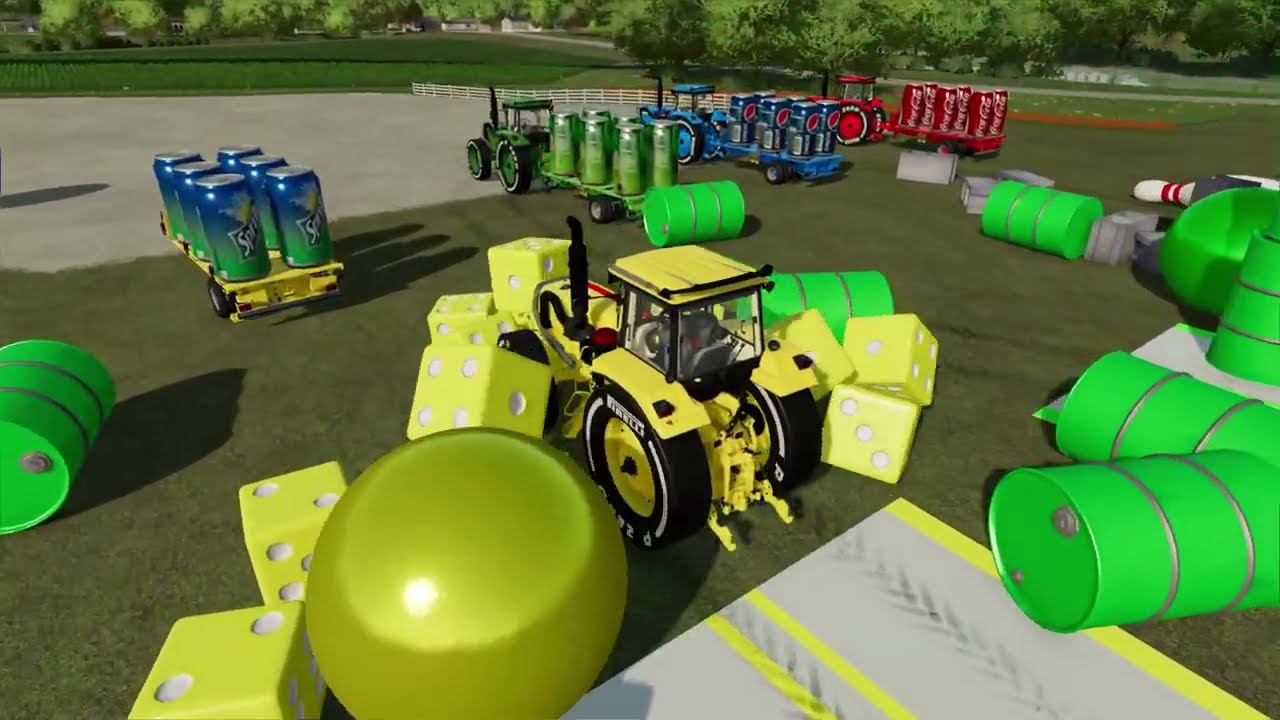 TRANSPORT full of CARBONATED DRINKS in CANS and a completely new Garage