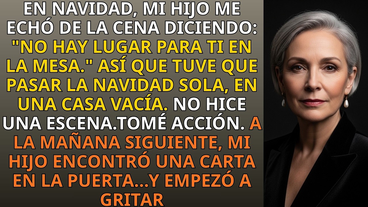 Pasé La Navidad Sola Después De Que Mi Hijo Dijera Que No Había Lugar Para Mí
