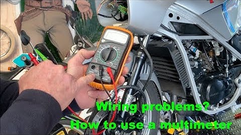 How to find wiring problems using a multimeter.
