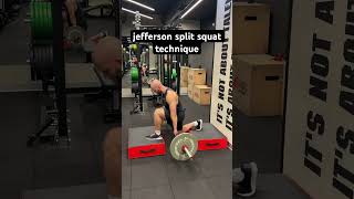 jefferson split squat