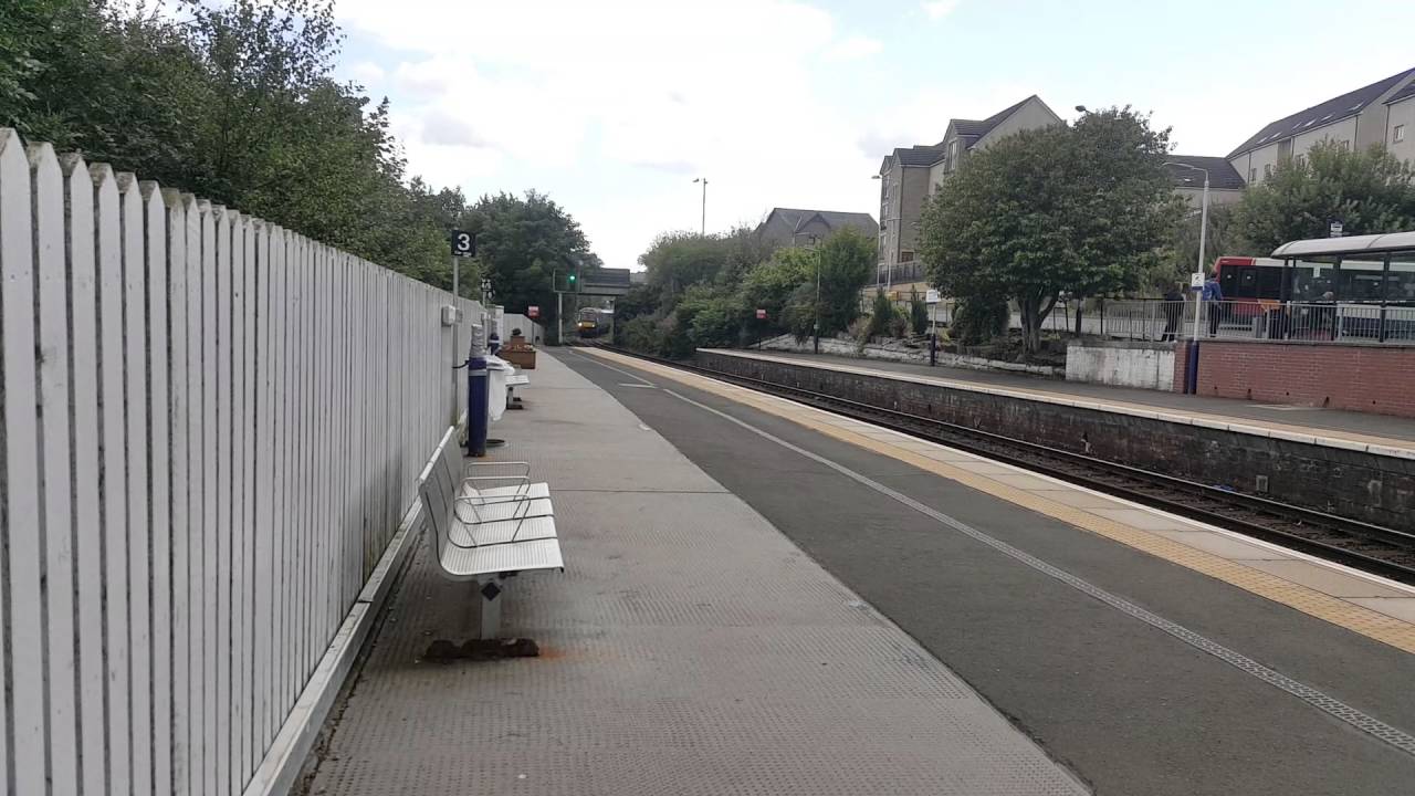 158736 Departing Inverkeithing for Tweedbank on a Glenrothes to