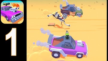 Desert Riders - Gameplay Walkthrough Part 1 - World 1 (iOS, Android)