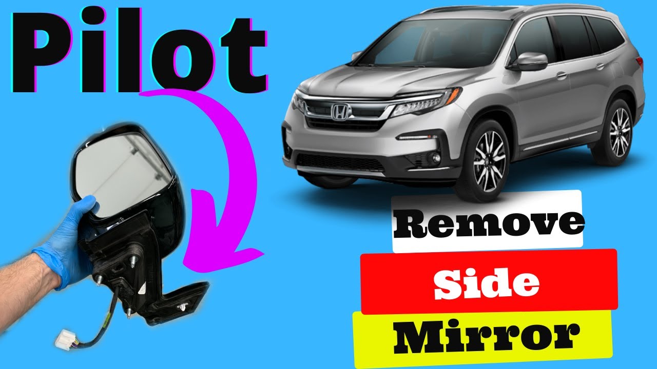 How to Remove Side Mirror -- Honda Pilot 2016-2021 - YouTube