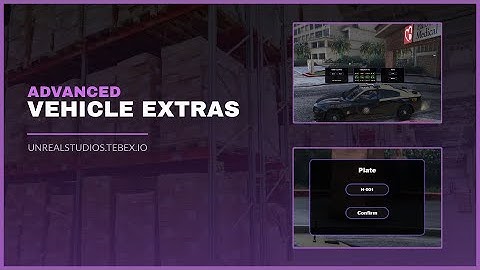 FiveM Vehicle Customizer Menu | Toggle Extras, Change Plates & Liveries Instantly