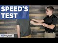 Speed's Test for Biceps Tendon & SLAP Lesions 🩺
