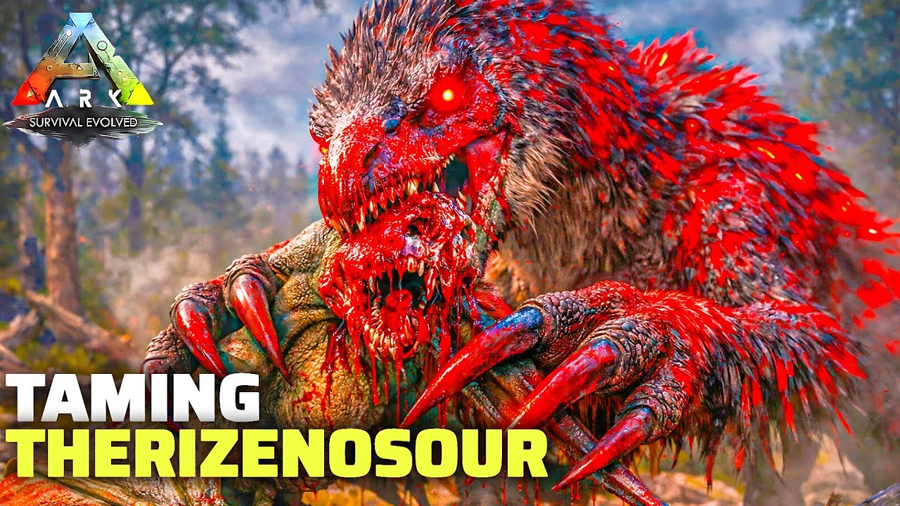 THERIZENOSAUR TAMING WENT WRONG I THE ISLAND I ARK ASE I #8