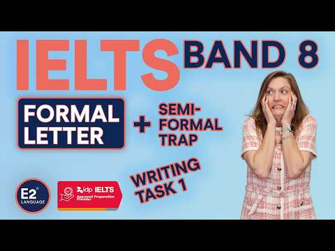 The Band 8 IELTS Formal Letter (And the Semi-Formal Trap)